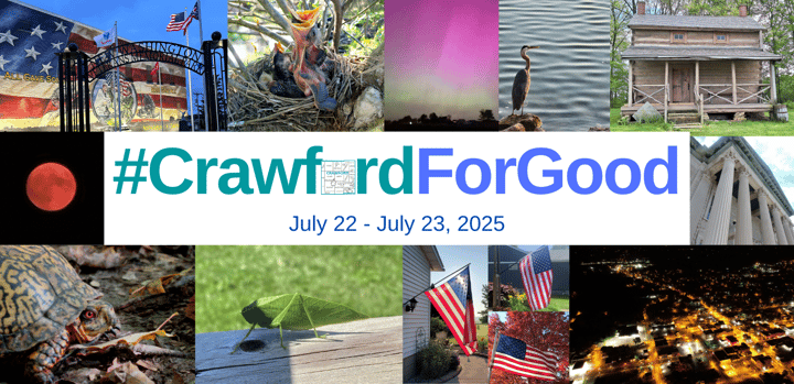 2025 #CrawfordForGood Banner with date (1770 × 860 px)