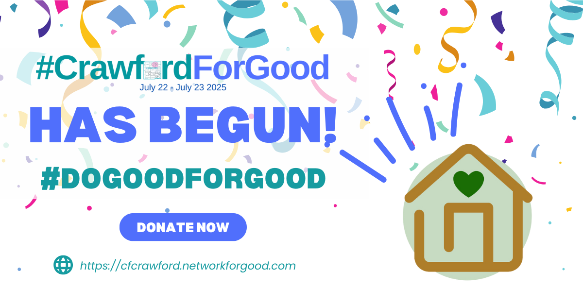 2025 #CrawfordForGood has begun FB post