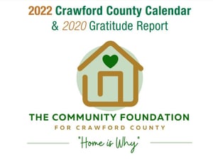 2020 Gratitude Report & 2022 Crawford County Calendar Cover