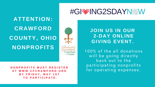 #Giving2sdayNow - Attention Crawford County Nonprofits FB Post1