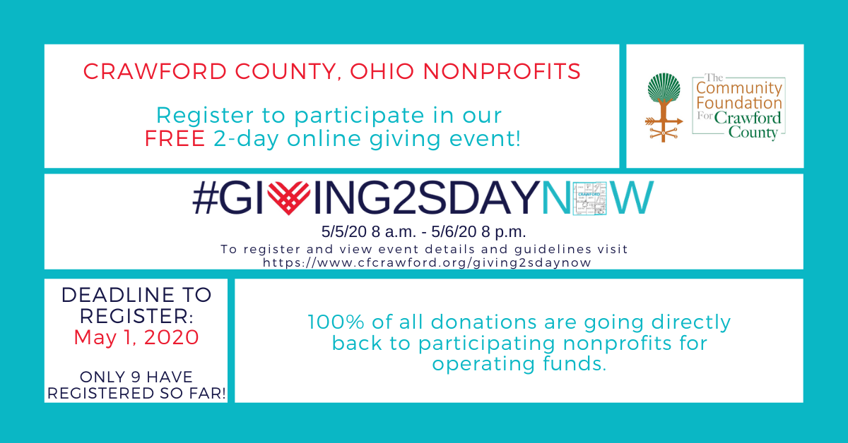 #Giving2sdayNow-Nonprofits Register Now FB Post