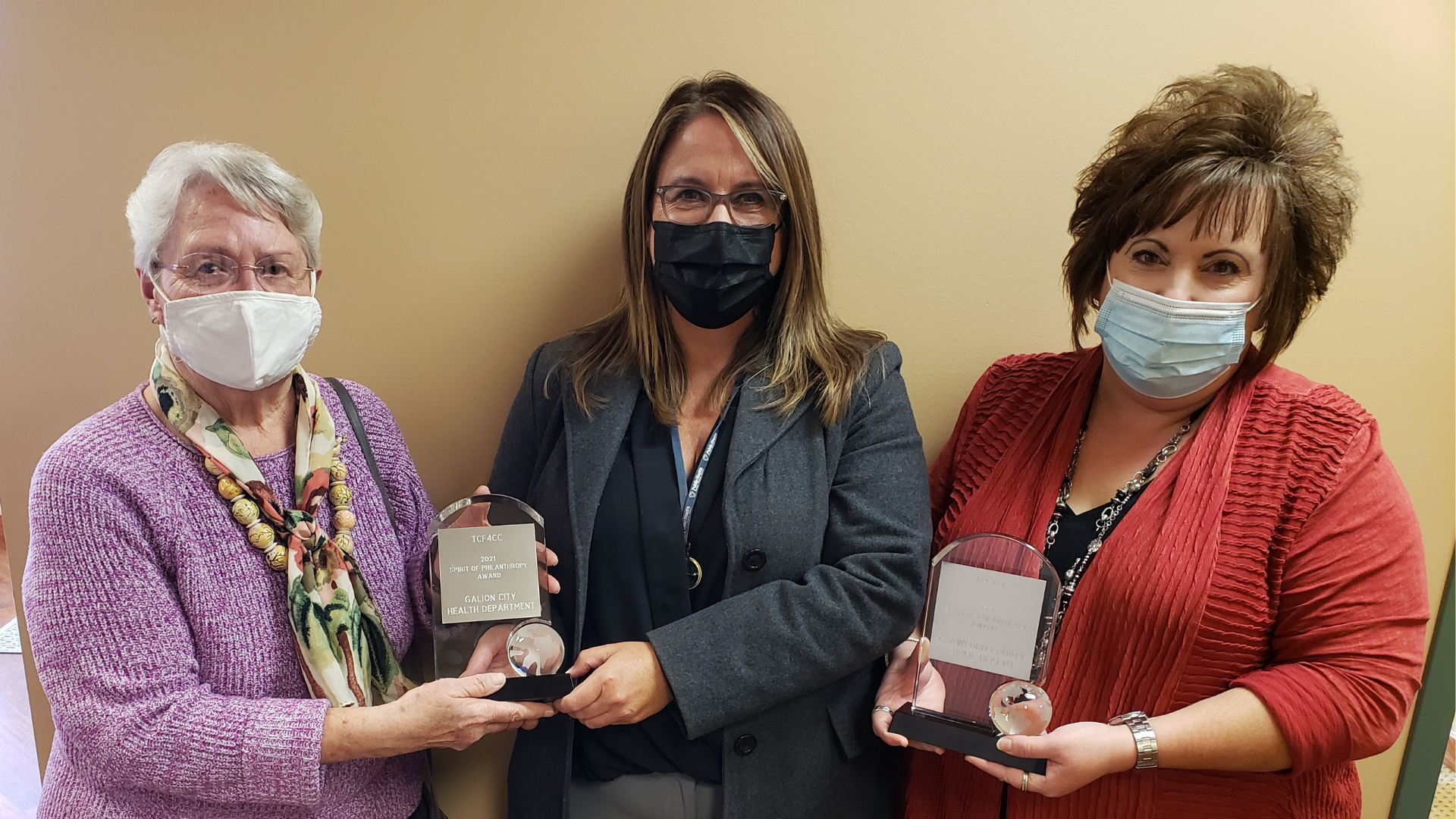 2021 Spirit of Philanthropy Award Winners-Crawford County Public Health & Galion Health Department