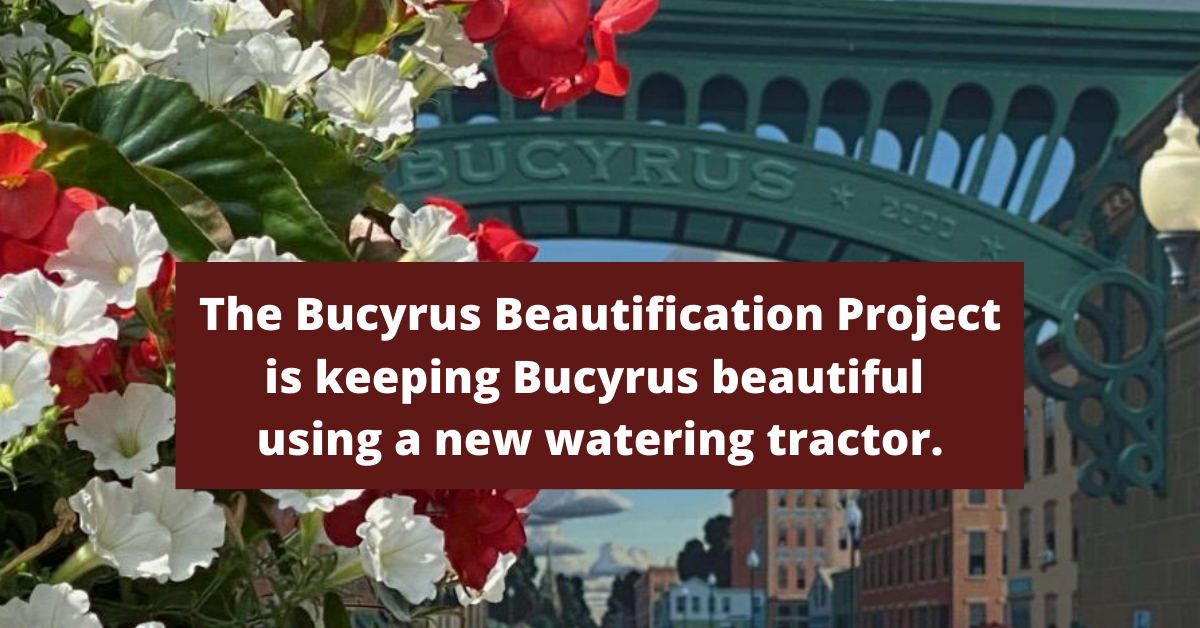 Bucyrus Beautifcation Project-new tractor