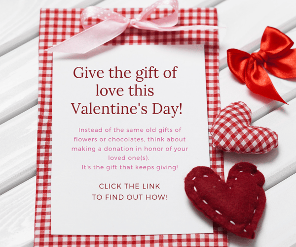 Give the gift of love this Valentine's Day!