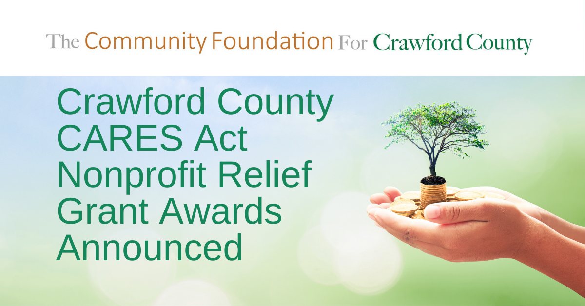 2020 Crawford County CARES Act Nonprofits Relief Grant Awards Announced Facebook Ad