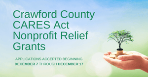 2020 Crawford County CARES Act Nonprofits Relief Grants Facebook Ad