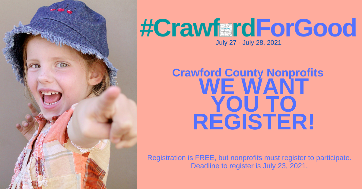#CrawfordForGood-Nonprofits Register FB Post8
