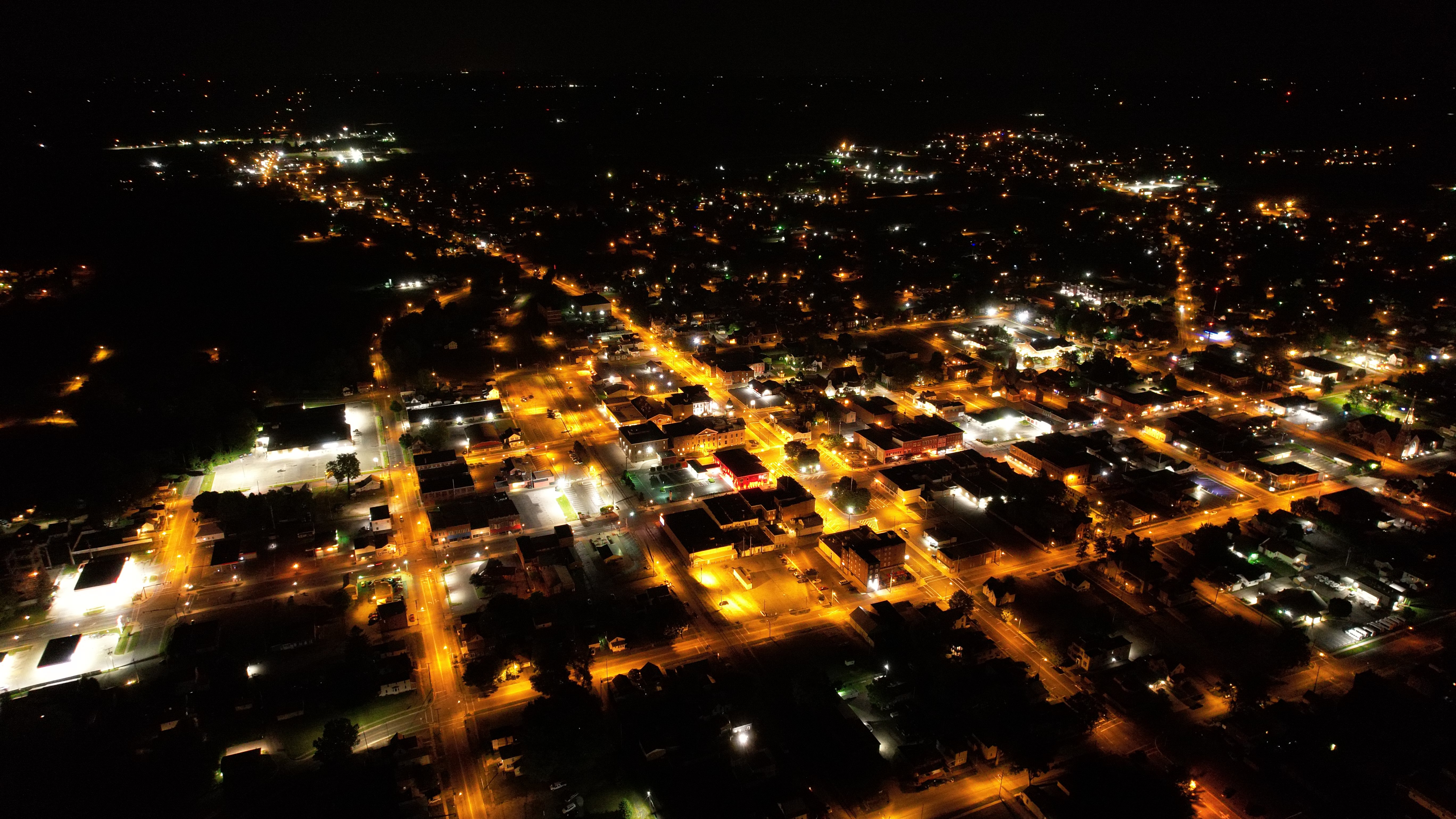 DowntownBucyrusAerialView by  Douglas Weinandy