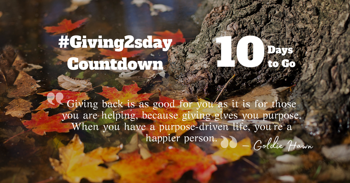 10 Days to Go Until #Giving2sday 2020 Facebook Ad