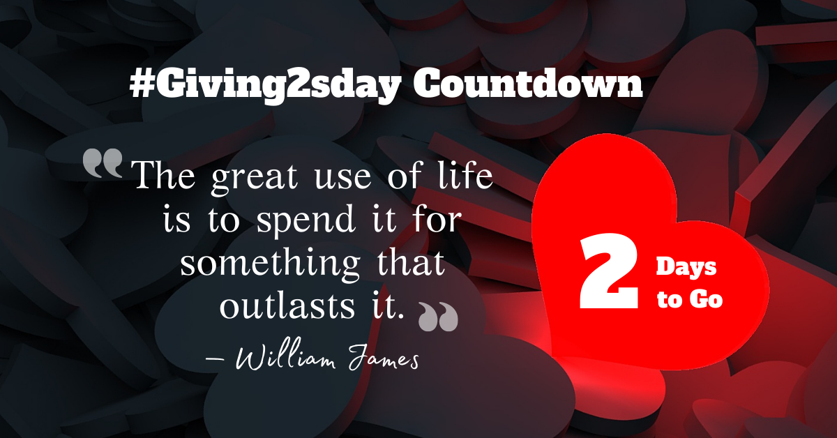 2 Days to Go Until #Giving2sday 2020 Facebook Ad