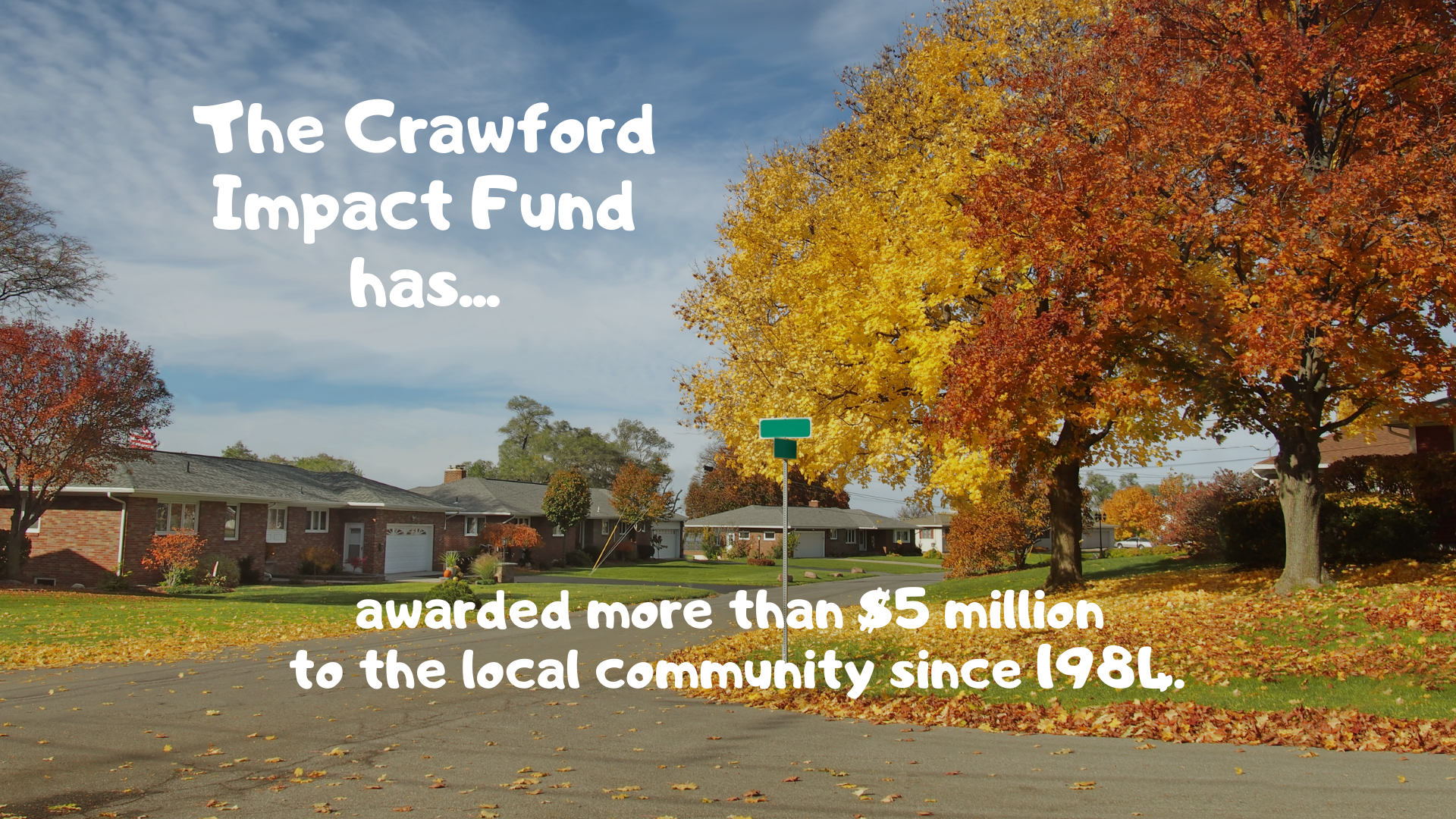 2020 #Giving2sday and the Crawford Impact Fund Facebook Ad