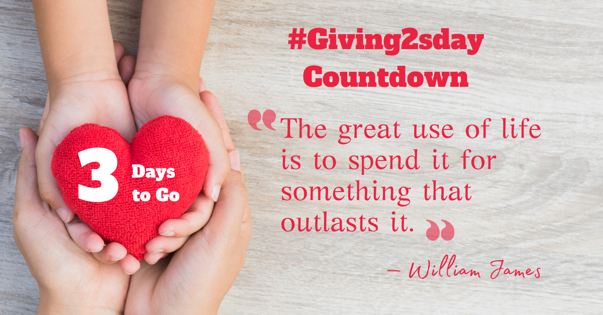 3 Days to Go Until #Giving2sday 2020 Facebook Ad