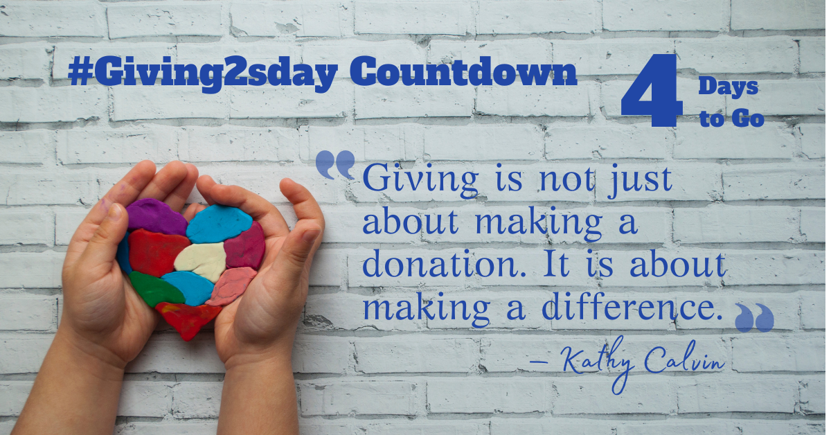4 Days to Go Until #Giving2sday 2020 Facebook Ad