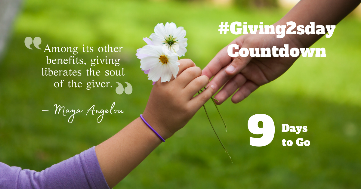 9 Days to Go Until #Giving2sday 2020 Facebook Ad