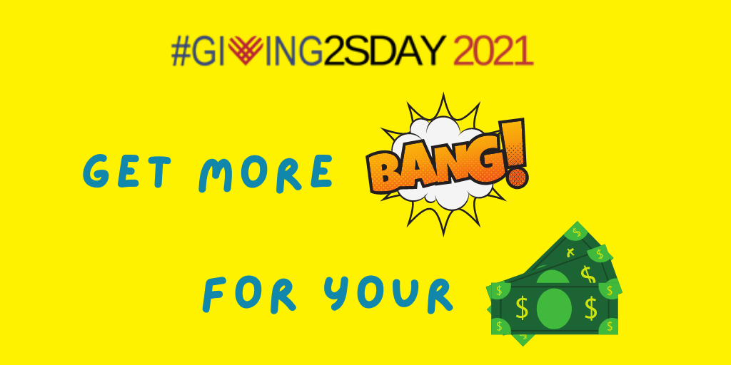 2021 #Giving2sday More Bang for Your Buck FB Ad