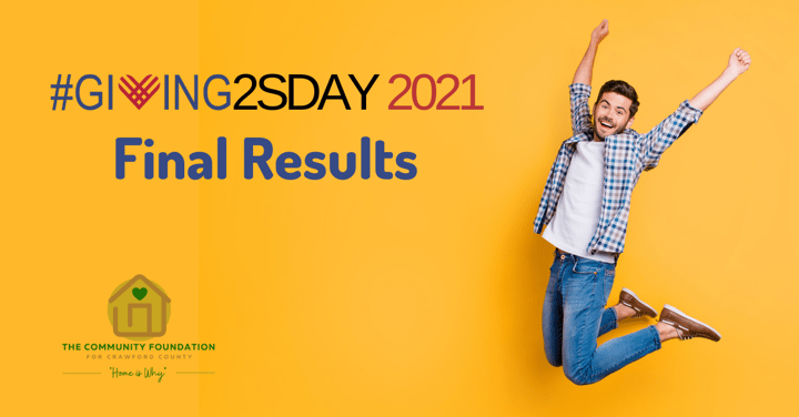 2021 #Giving2sday Results FB Post