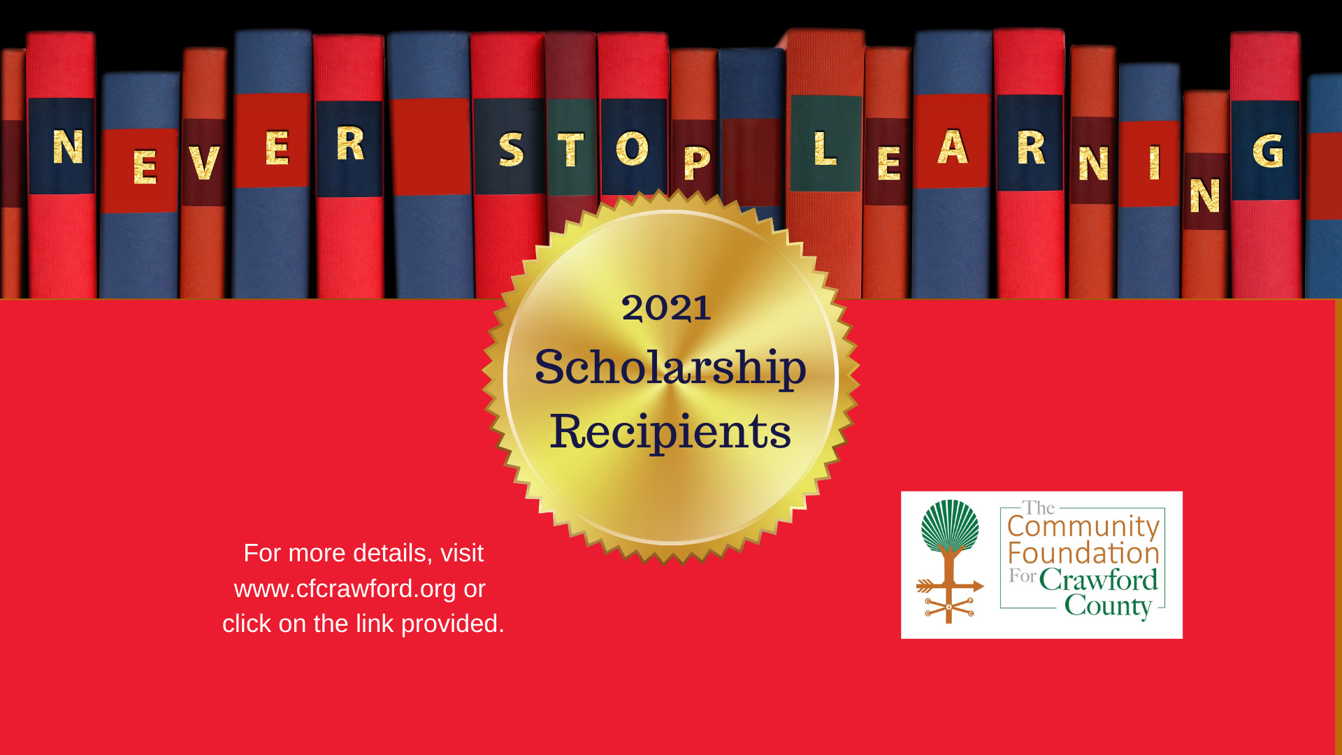 2021 Scholarship Recipients Announced