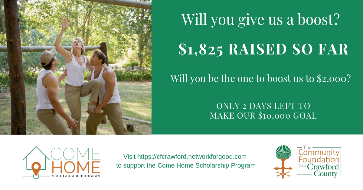 Come Home Scholarship Ad7-Mon