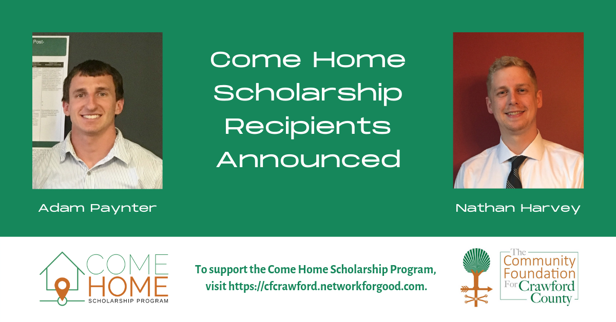 2019 Come Home Scholarship Recipients