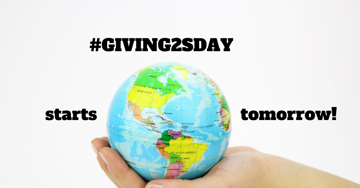 #Giving2sday 2019 starts tomorrow