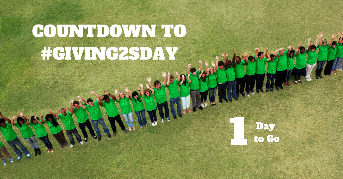1 Day to Go Until #Giving2sday 2019