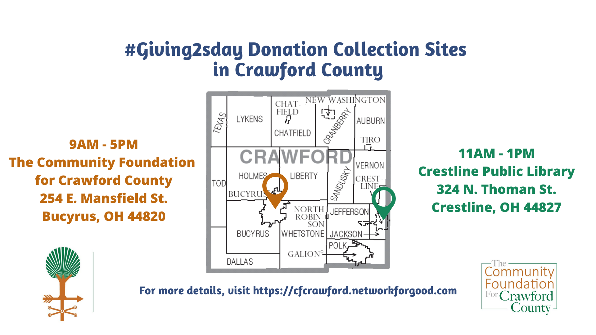 2019 Donation Collection Sites