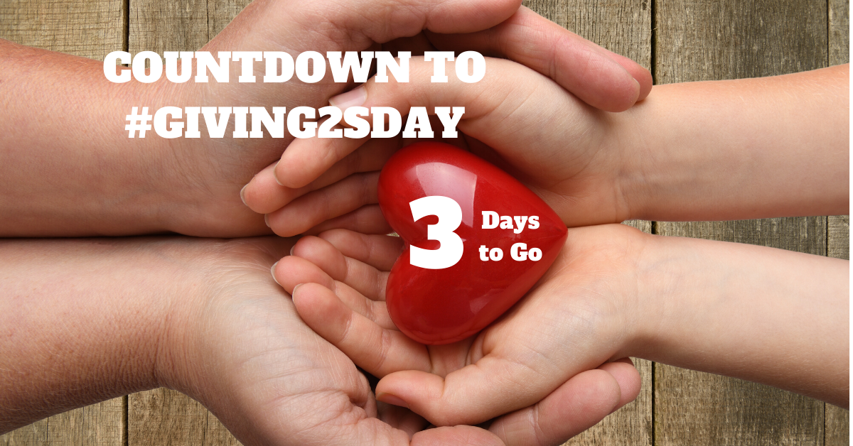 3 Days to Go Until #Giving2sday 2019