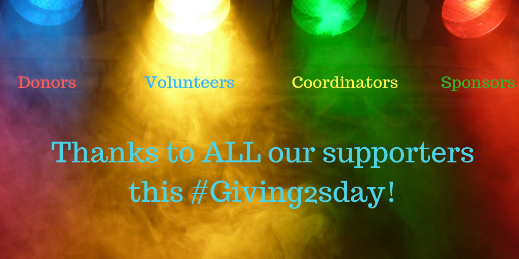 2018 #Giving2sday Thanks to our supporters