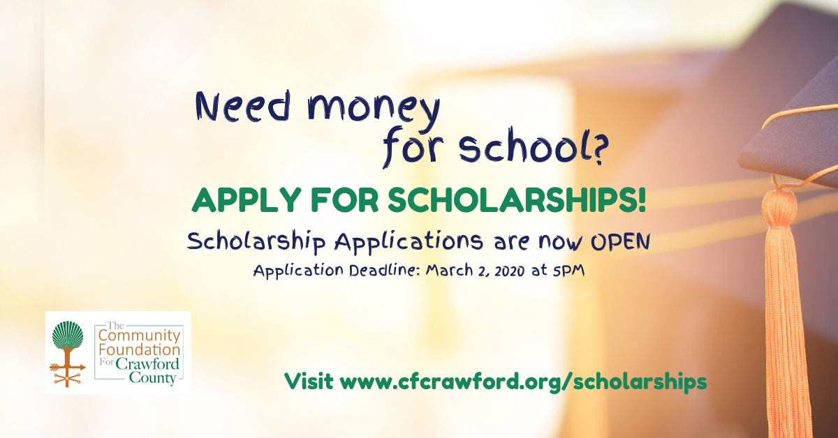 Scholarship Applications are now OPEN